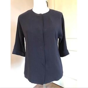 MAXMARA Black Crepe Short Jacket SZ 6